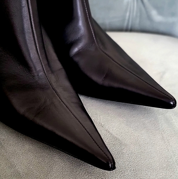 NWT Bruno Magli tall boots pointed toe size 36 - Picture 4 of 16